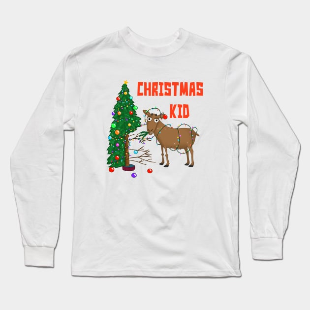 The Christmas Kid Long Sleeve T-Shirt by ArtsofAll